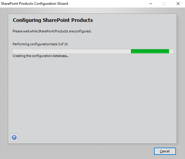 SharePoint Configuration Wizard
