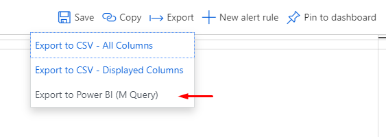 Export Log Analytics to Power BI