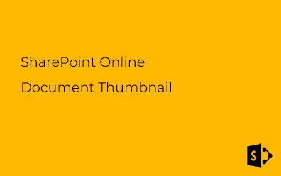 SharePoint Online. Document Thumbnail